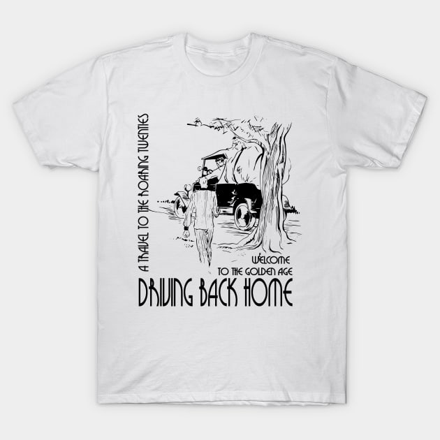 Driving Back Home T-Shirt by black8elise